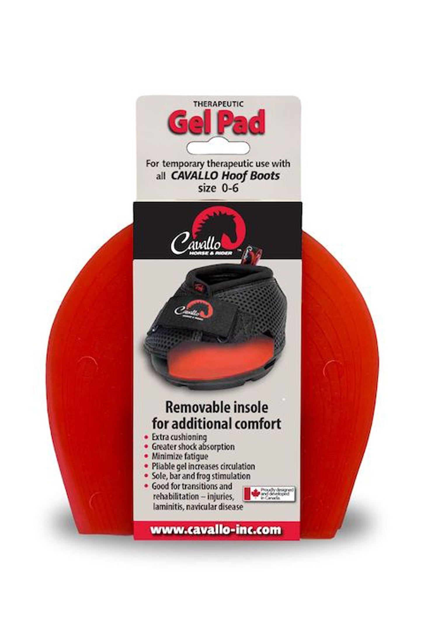 Gel Pads (2pcs) Red One Size