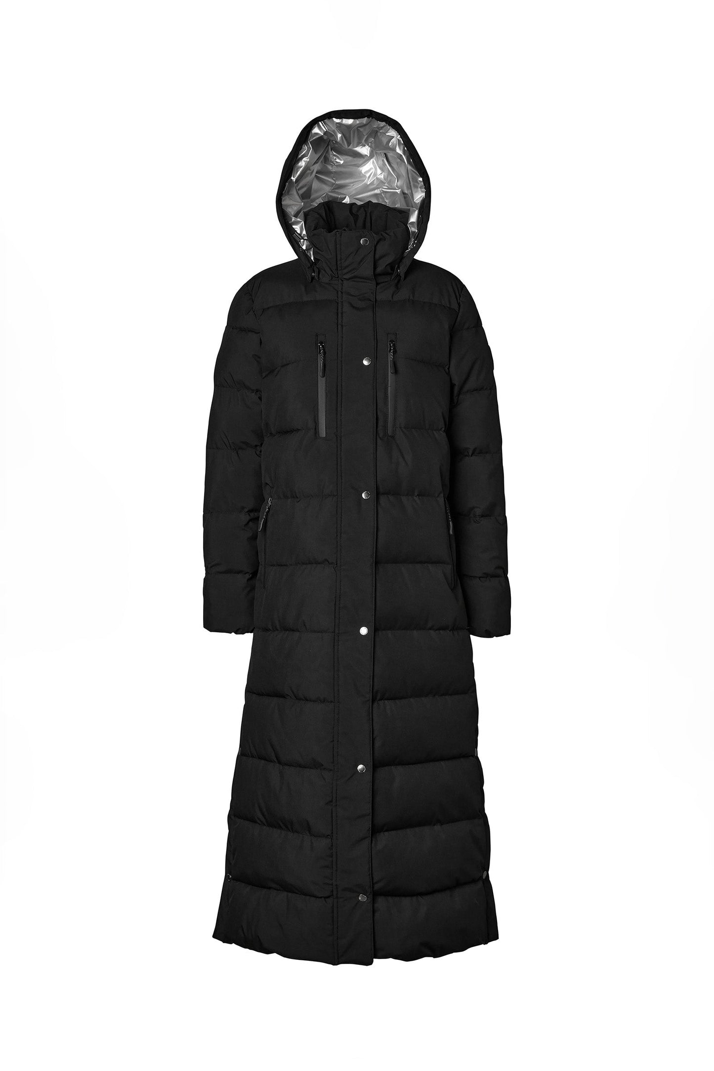 Quinn Women's Long Coat Black XS