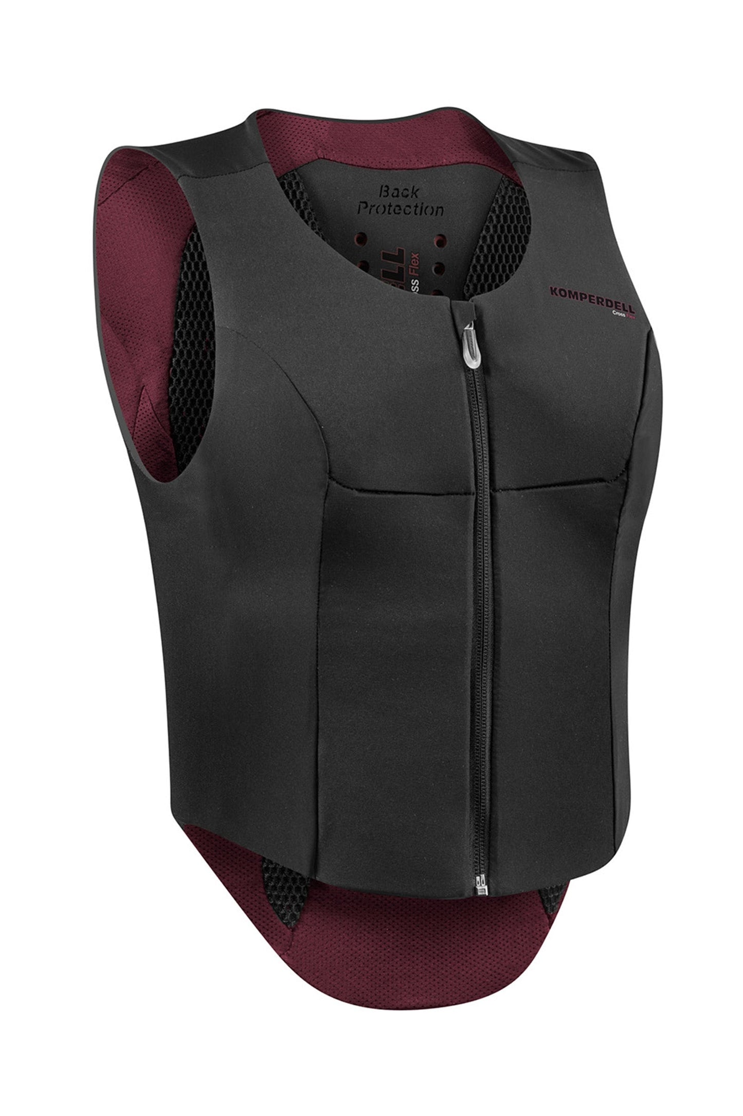 Ballistic FlexFit Slim Back Protector Black/Dark Red XXS