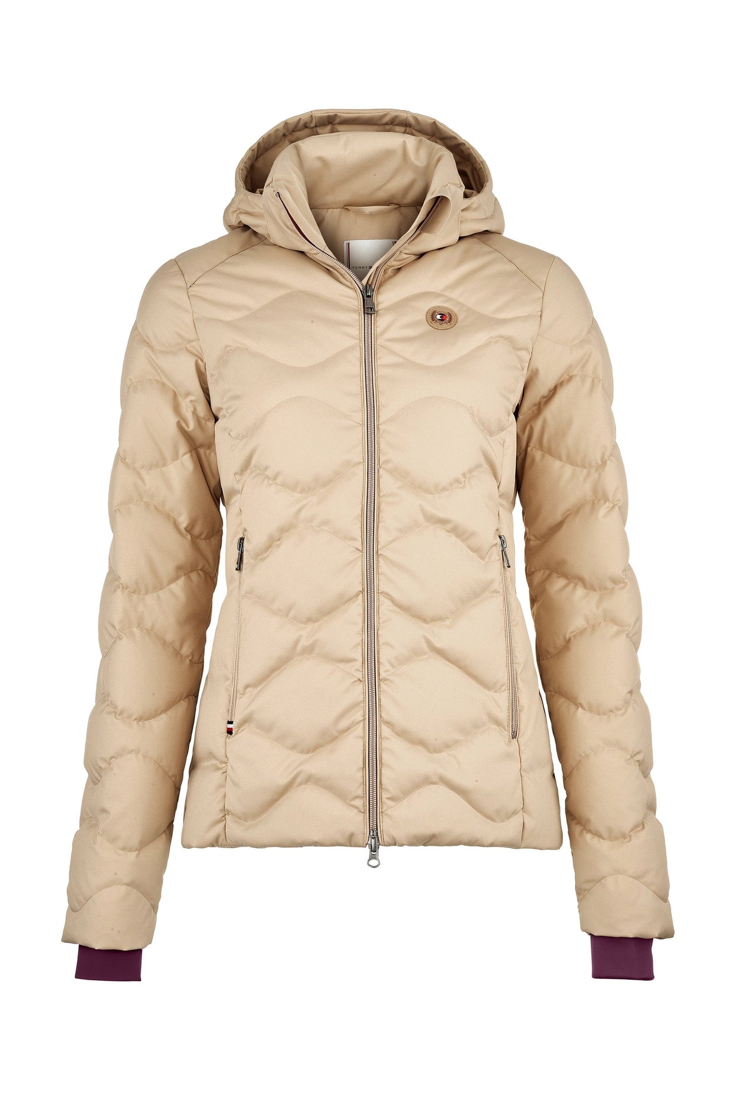 Mid-Weight Women's Re-Down Jacket Beige 8
