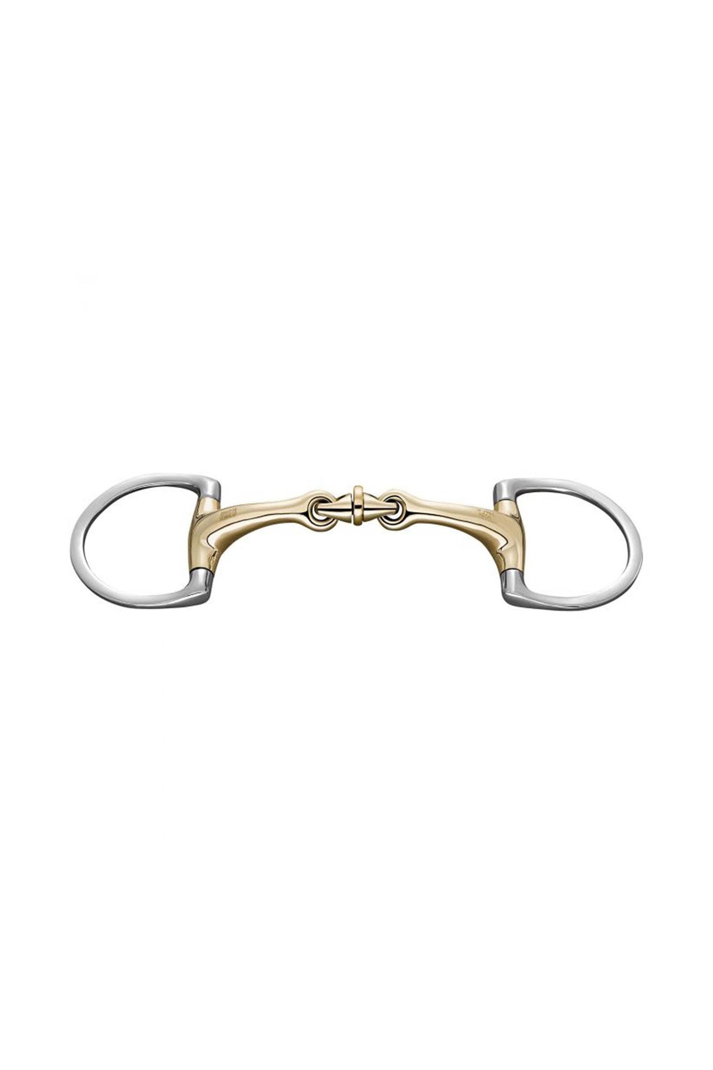 Dynamic RS WH Ultra Sensogan Double Jointed Eggbutt Snaffle 14mm No Color 120 mm