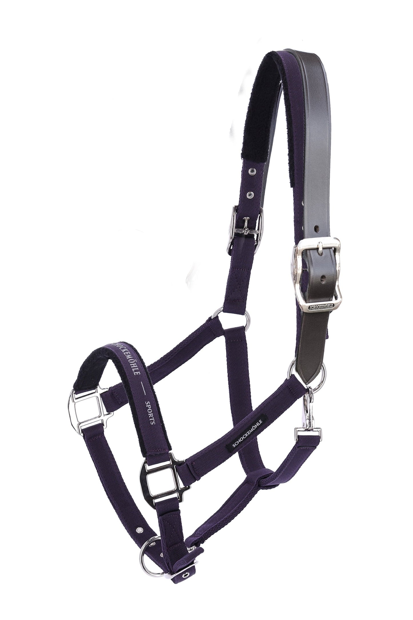 Memphis II Halter With Extra Breakaway Deep Mauve X-Full