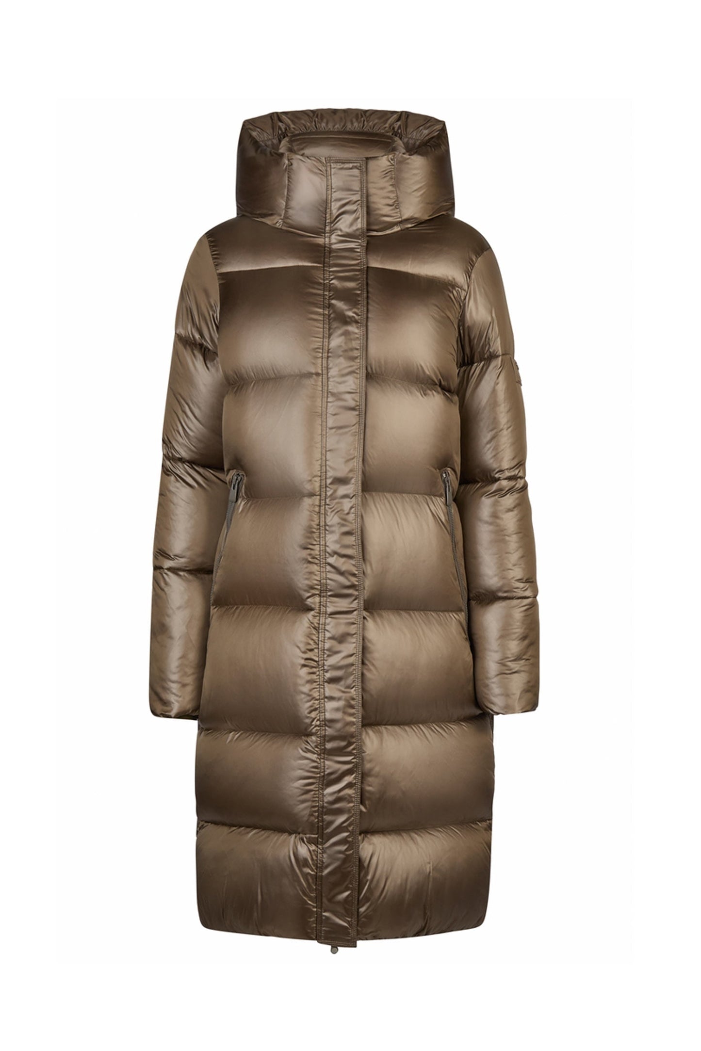 Selection Women´s Quilted Coat Slate Brown 10