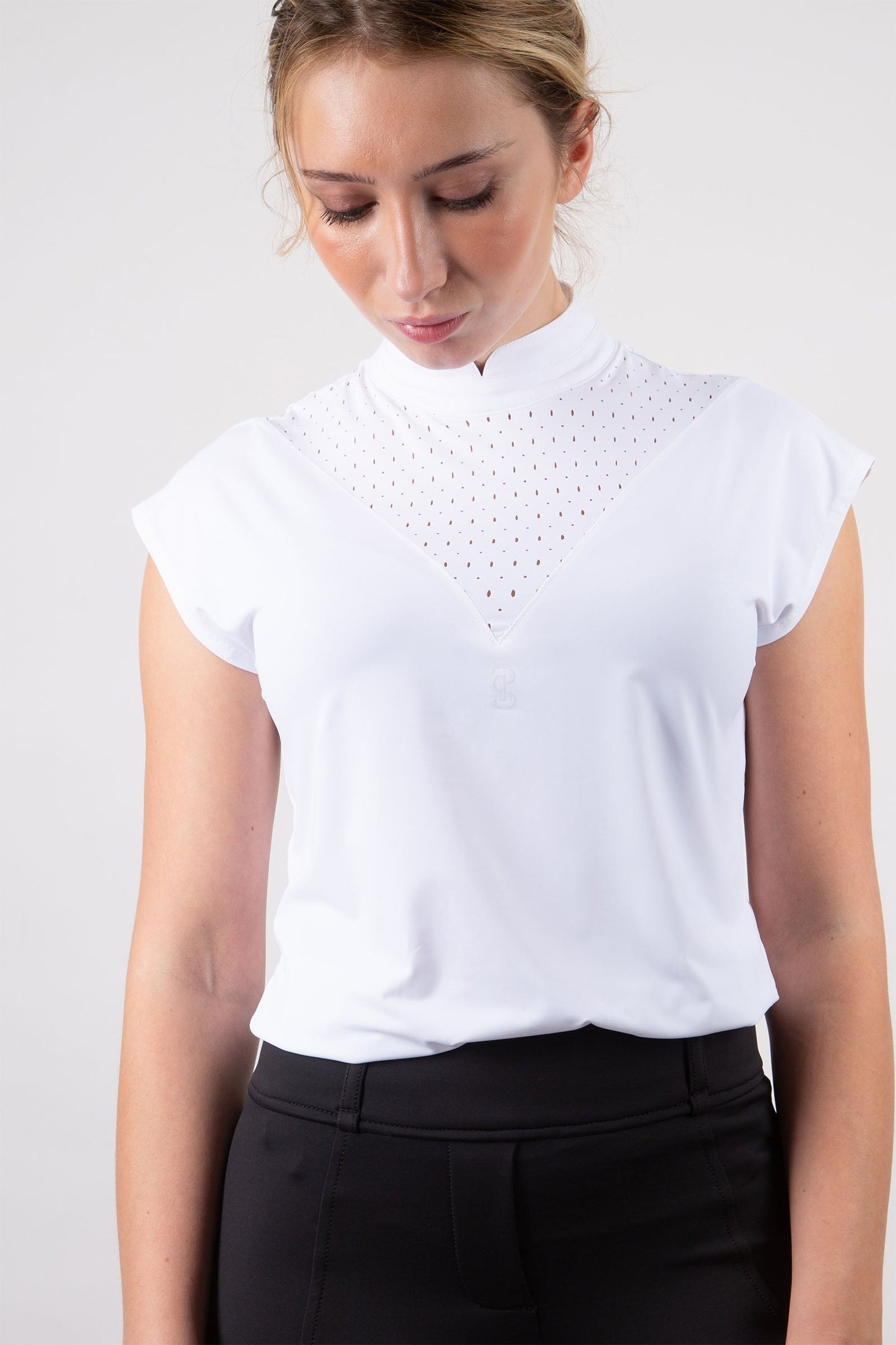 Dahlia Sleeveless Competition Top White XS