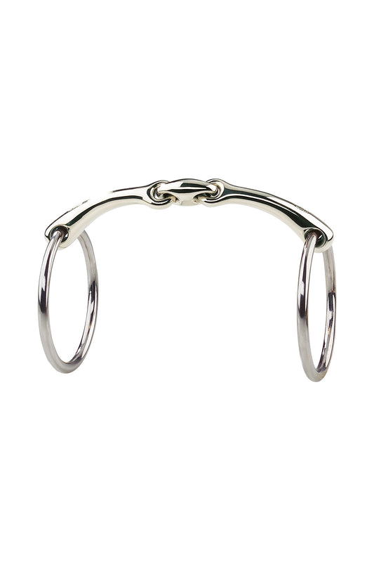 Dynamic RS Sensogan Loose Ring Snaffle, Double Jt., 16 mm No Color 125 mm
