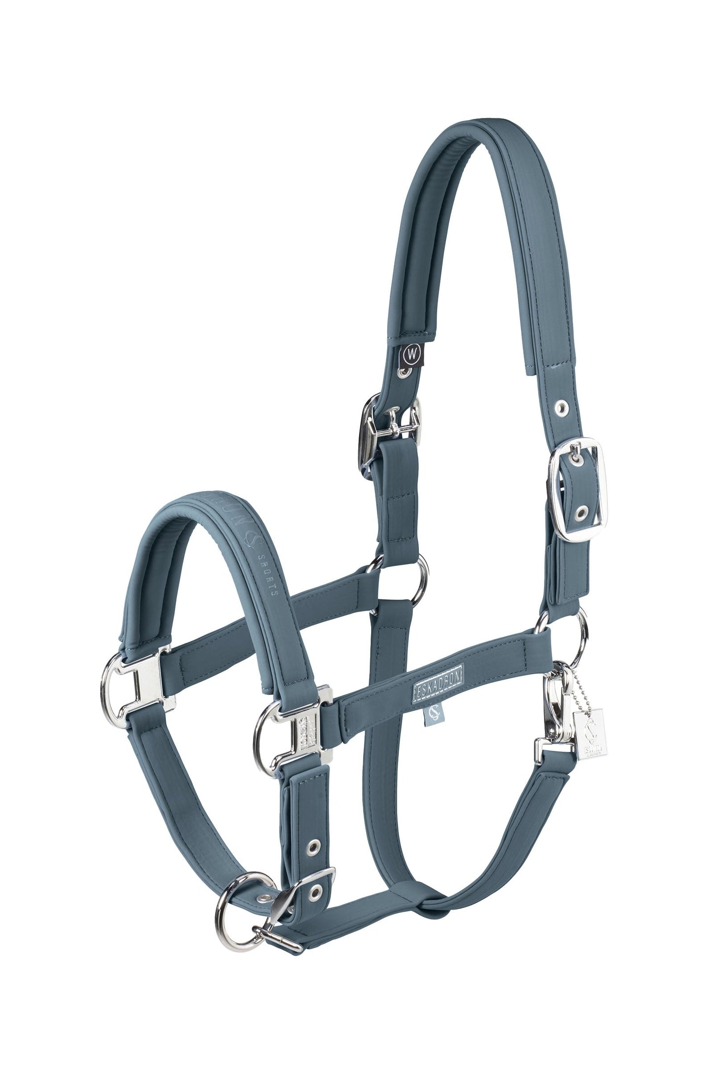 Classic Sports SS25 Softshell Double Pin Headcollar steel blue C