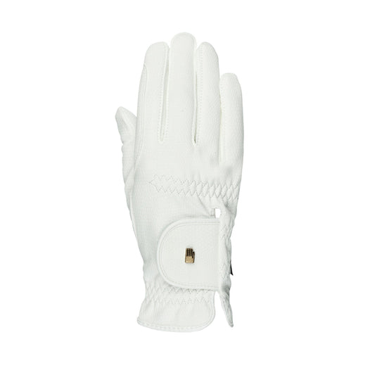 Roeck Grip Durable Riding Gloves White 9