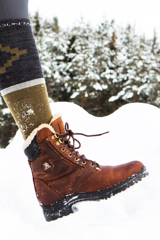 Men's Snowy River Lace Brown 12