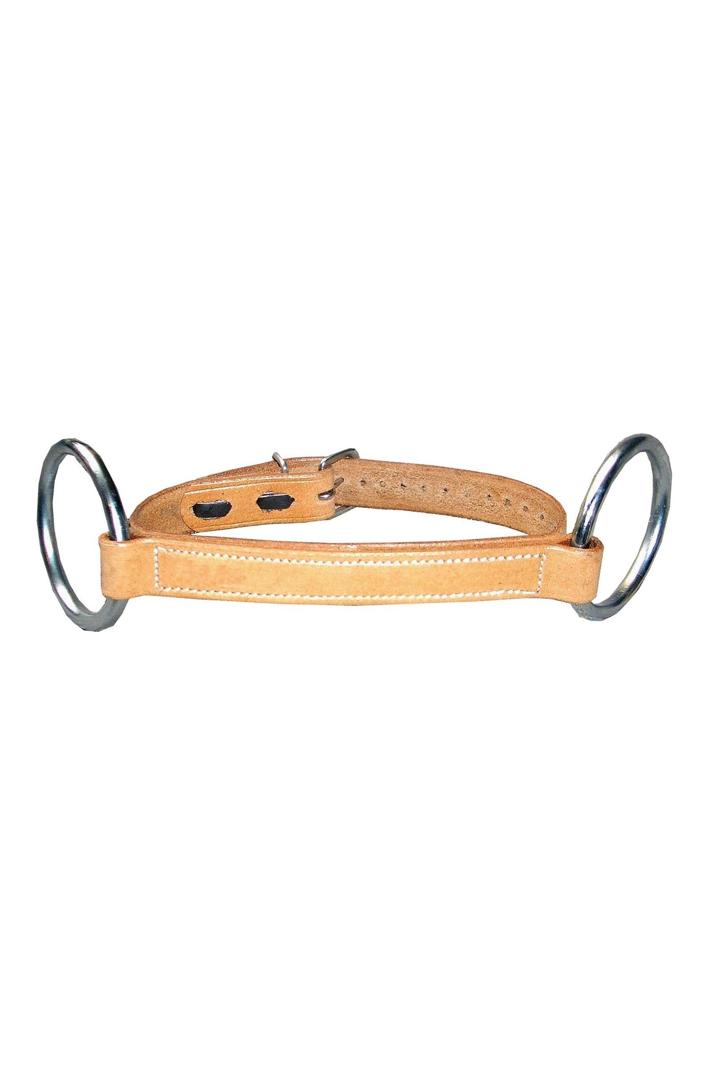 Tabal Leather Bit with Chinbelt Natural 105 mm