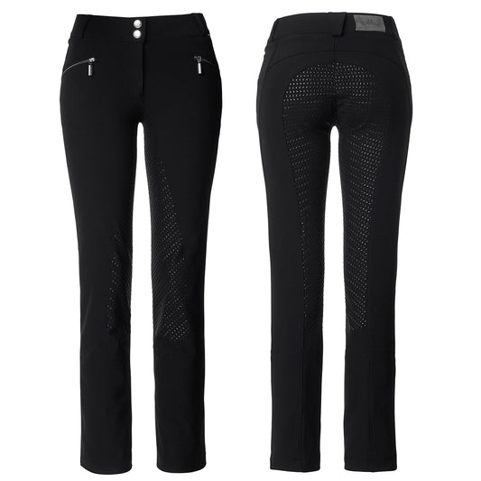 Amira Long W´s Jodphur Breeches for Women Mountain Horse GRIP TECHNOLOGY FS Black 6 Long