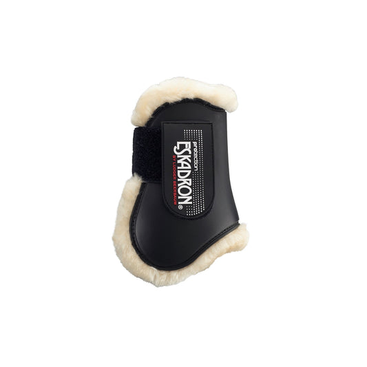 Fauxfur Compact Tendon Boots Black F