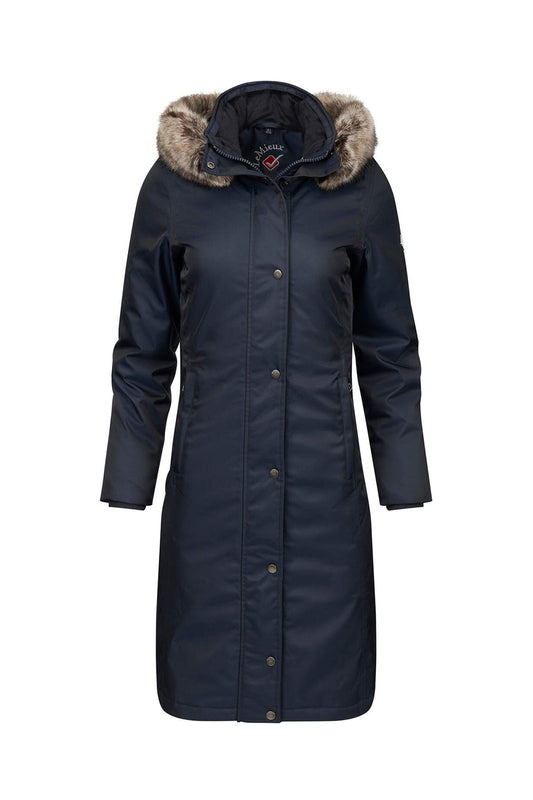 Loire Women's Waterproof Riding Coat Dark Blue 18