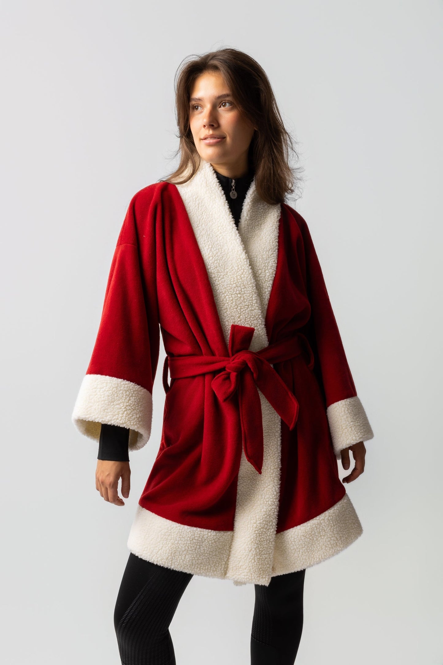 Christmas Robe Dark Red One Size
