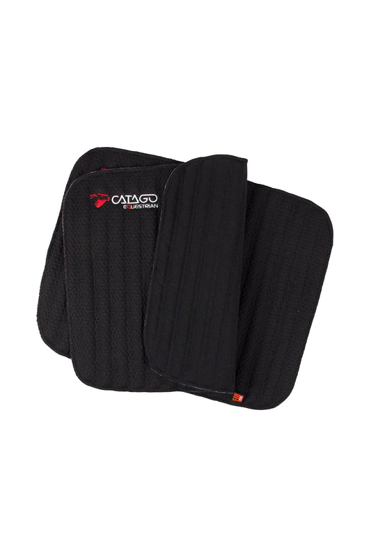 CATAGO FIR-Tech Leg Wraps Small (40x30cm) Black 40x30