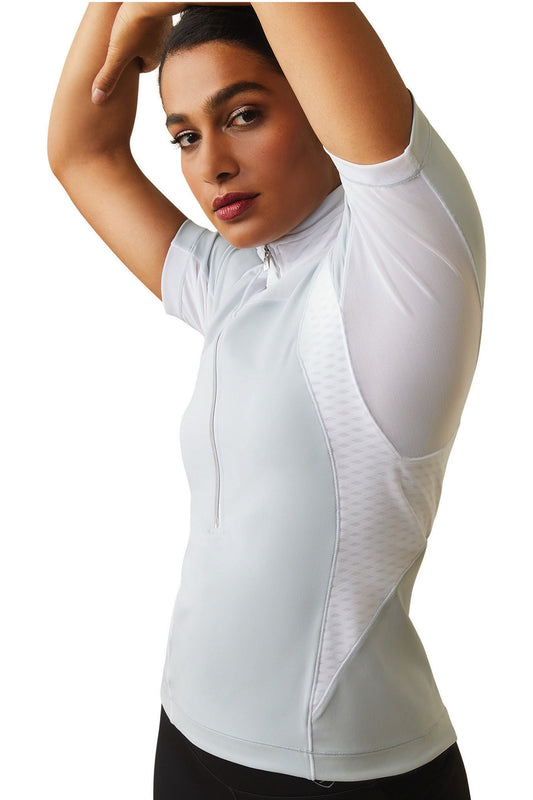 Ascent Women's 1/4 Zip Competition Shirt Smoked Pearl Grey XL