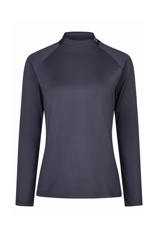 Athleisure Women´s Roll Neck Shirt Graphite Blue 8
