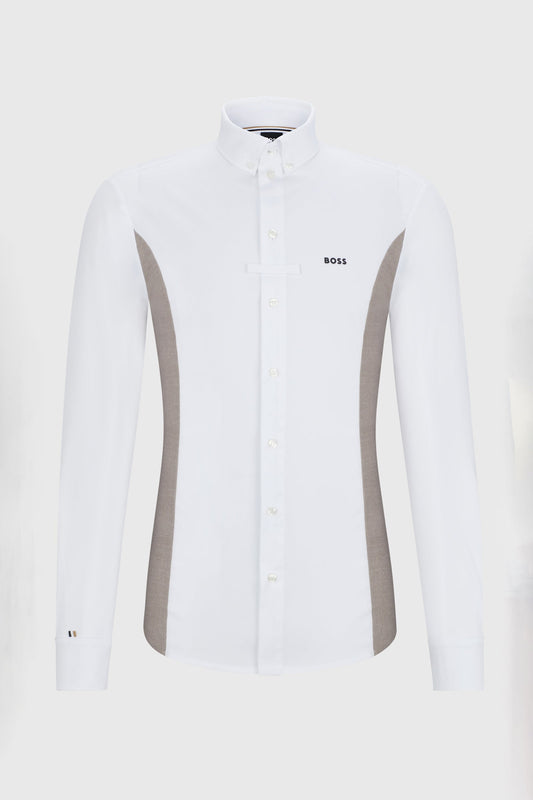 Norman Side Panel Show Shirt White L
