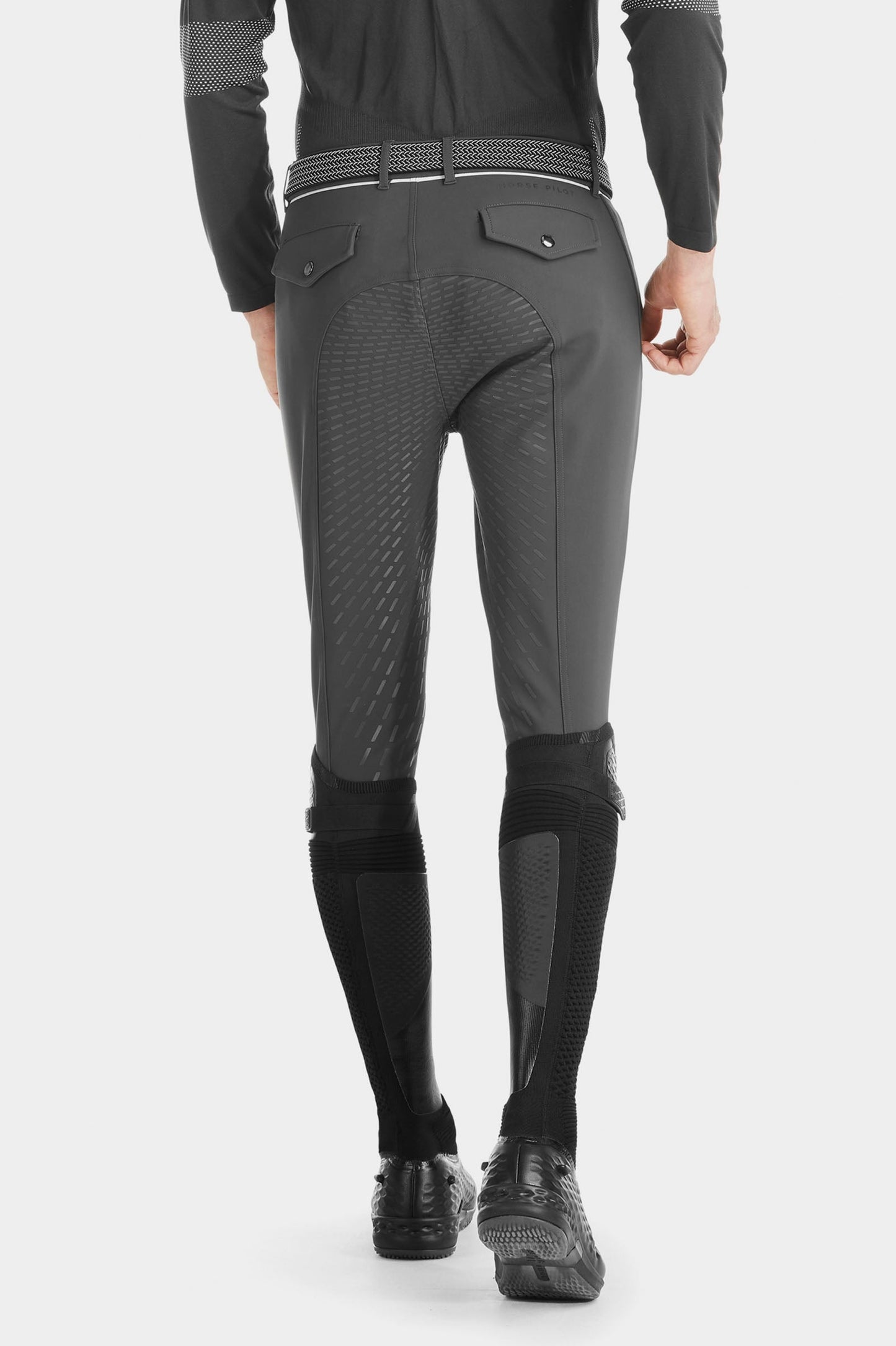 X-Grip Men's Full Seat Breeches Grey L
