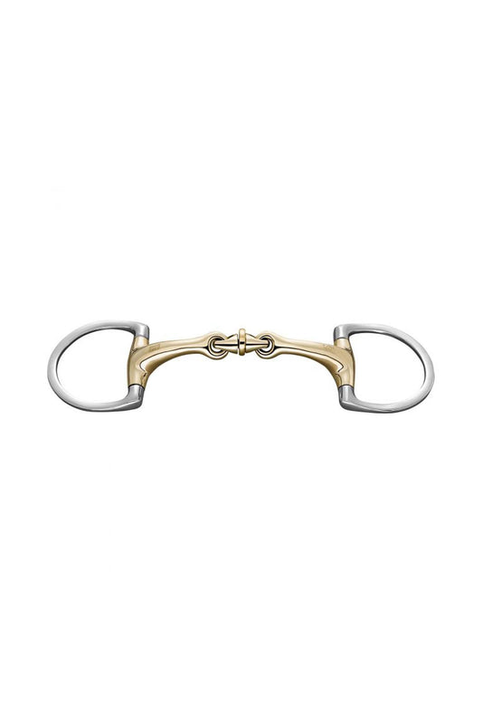 Dynamic RS WH Ultra Sensogan Double Jointed Eggbutt Snaffle 14mm No Color 120 mm