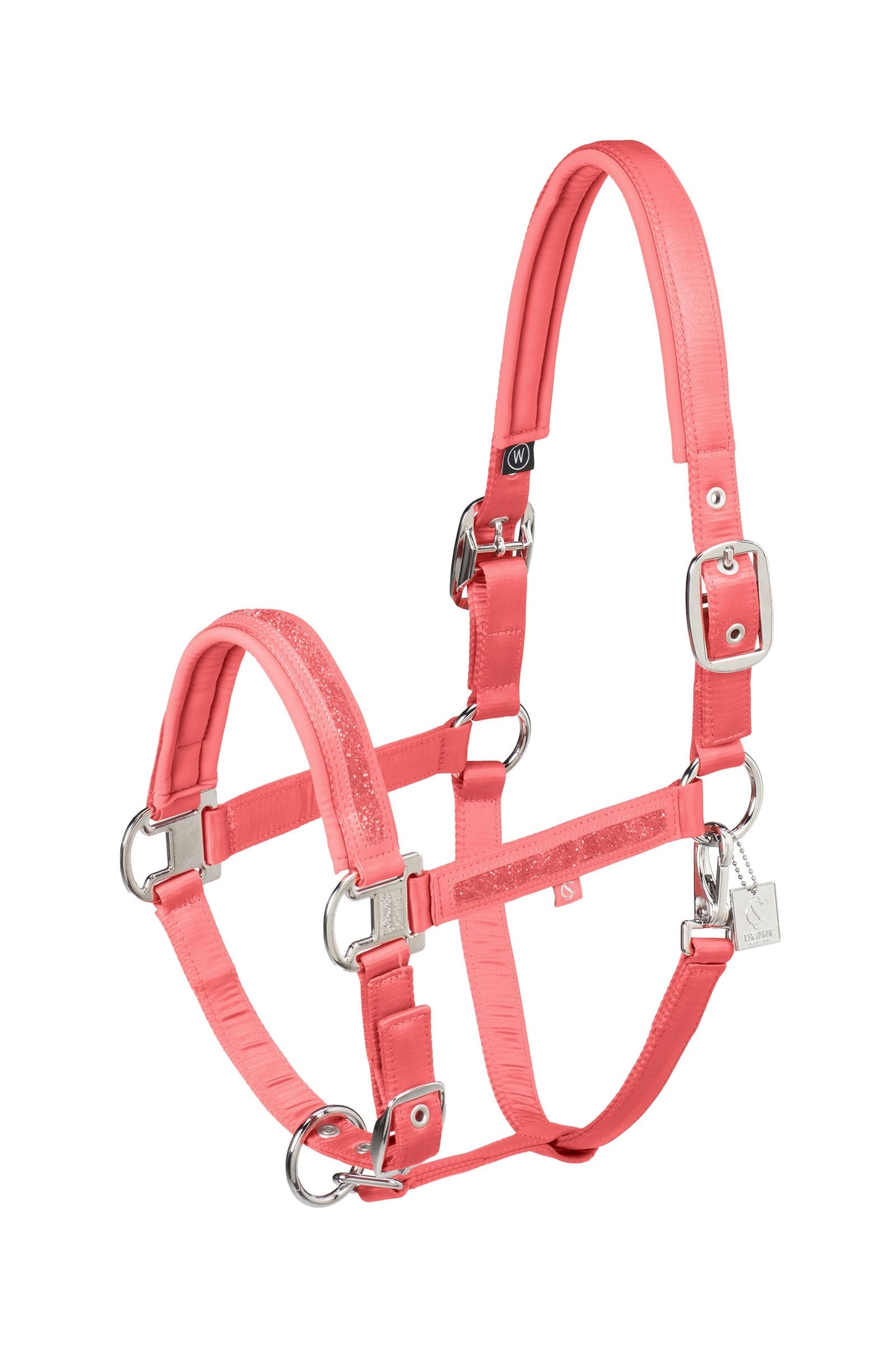 Classic Sports SS25 Mattgloss Jewel Double Pin Headcollar coral blossom P
