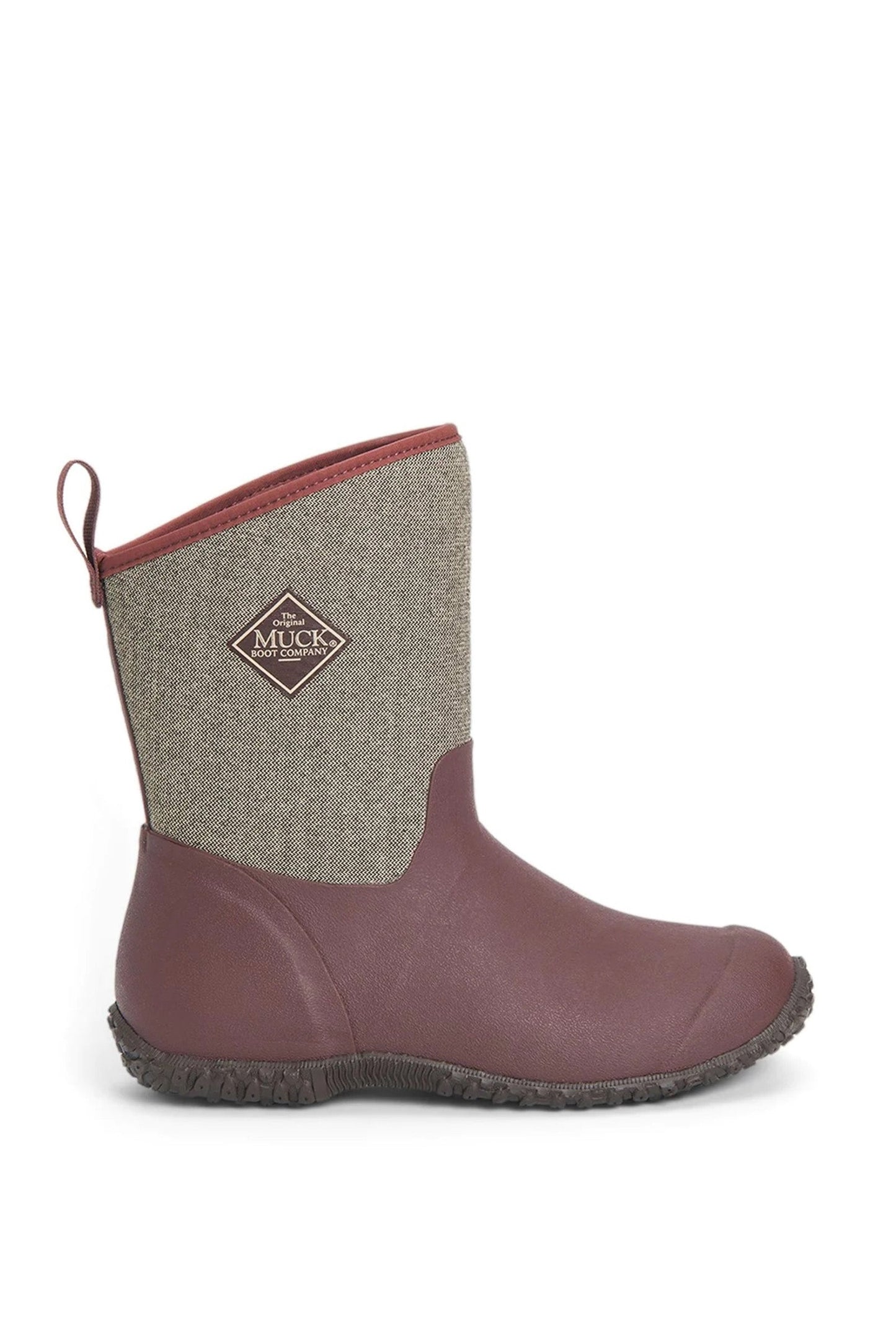 Muckster II Medium Height Rubber Boots Dark Red 3