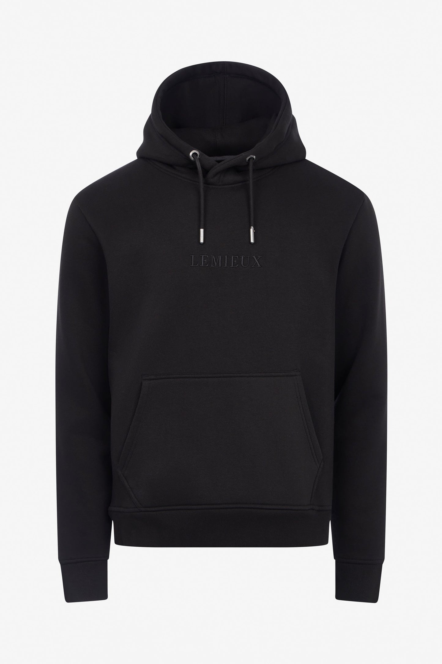 Men´s Hoodie With Kangaroo Pocket Black L