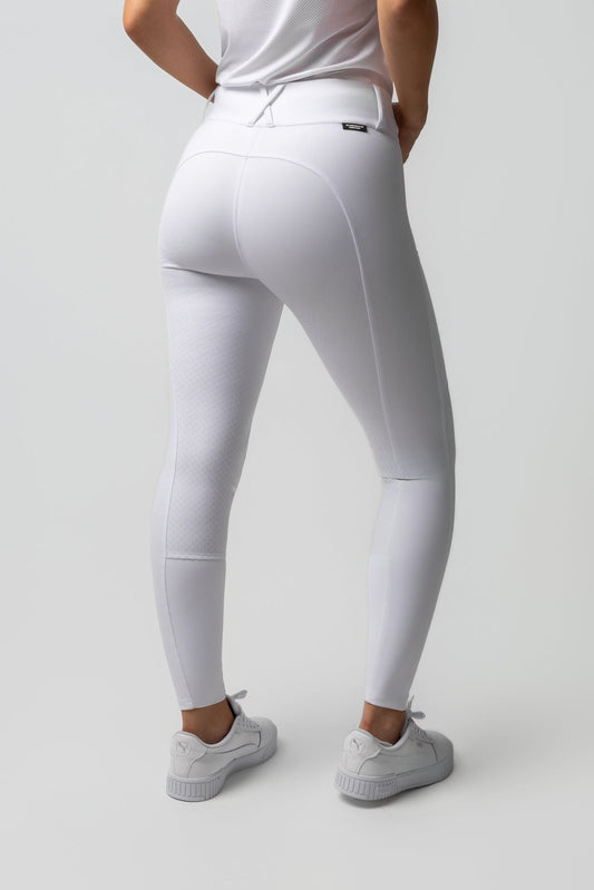 Grand Prix Show Full Grip Breeches UPF 50+ White 4