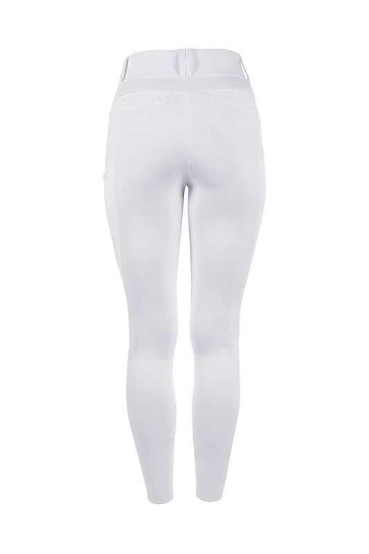 CavalCandera Women´s Fullgrip Mobile Riding Breeches White 4