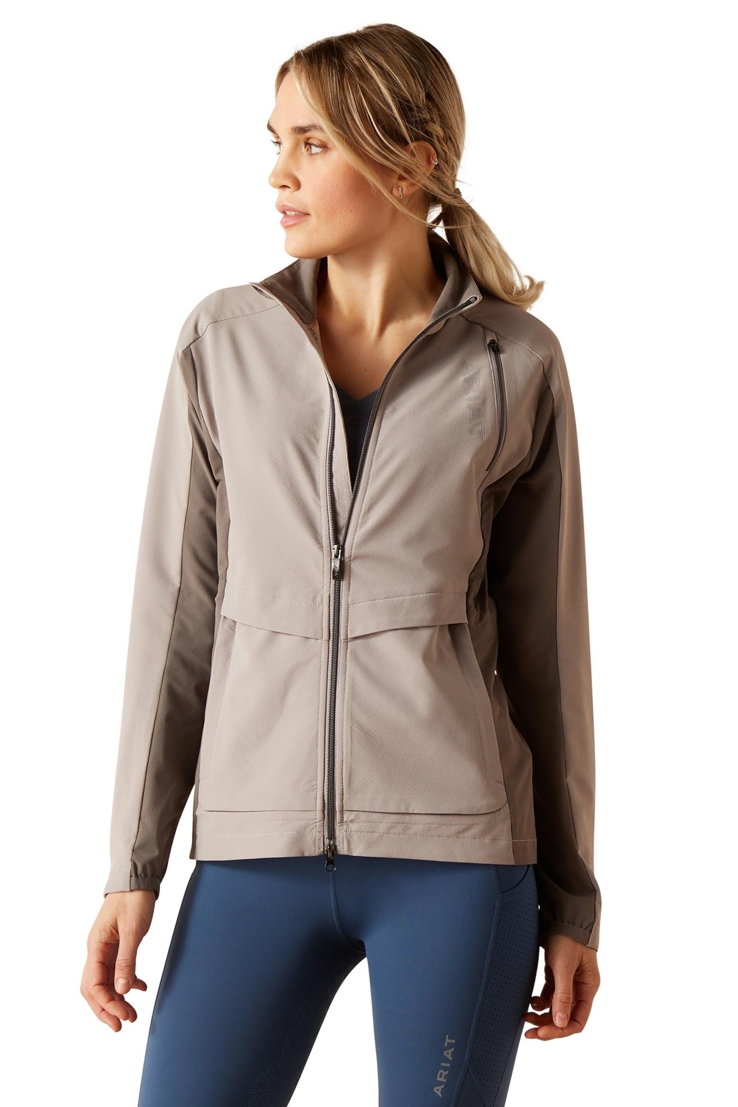 Breathe Deep Women's Softshell Jacket Zinc S