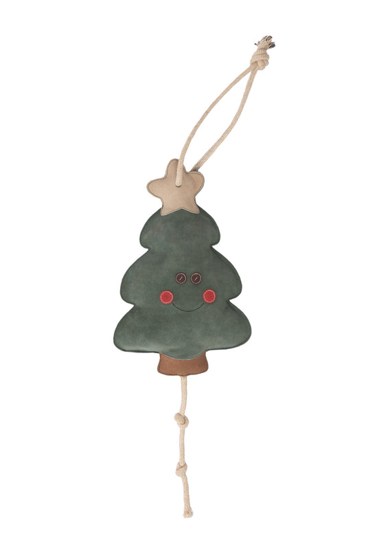 Leather Horse Toy Christmas Edition green One Size