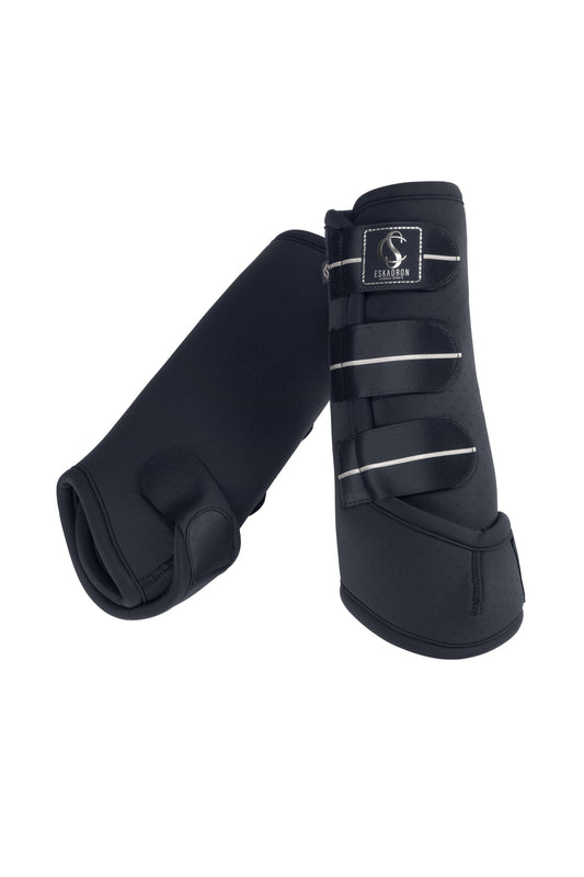 Platinum 25 Pro Dressage Hind Tendon Boots Black P