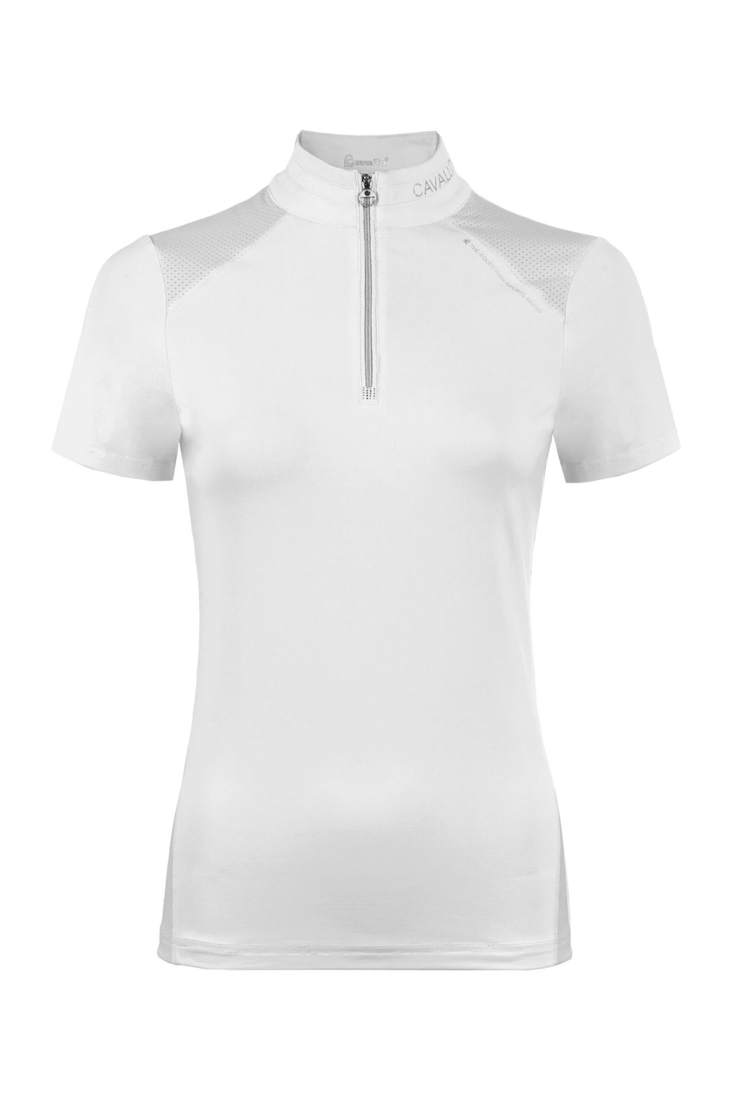 CavalComp Women´s Halfzip Shirt White 6